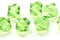 100pcs Authentic Preciosa 4mm (0.16 Inch) Small Faceted Bicone Crystal Loose Beads Peridot Green Compatible with Swarovski 5301/5328 for DIY Jewelry Making Pre-B416